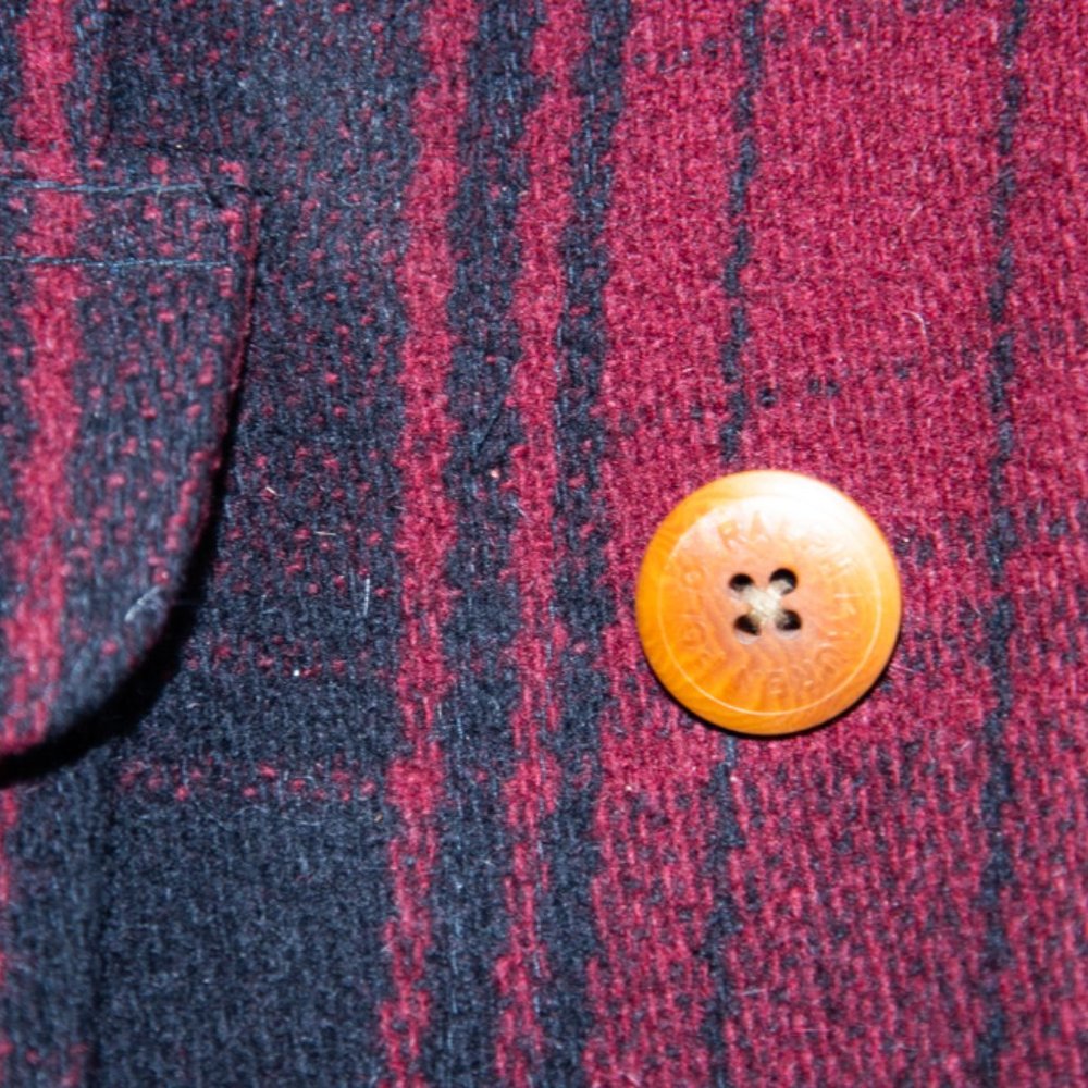 Polo RL Hunting Vest Wool/Leather Glasgow Plaid - Picture 3 of 7